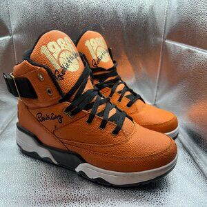 Size 10 Ewing Athletics 33 Hi Orange Mens Basketball HighTop Shoes 1EW90149-806